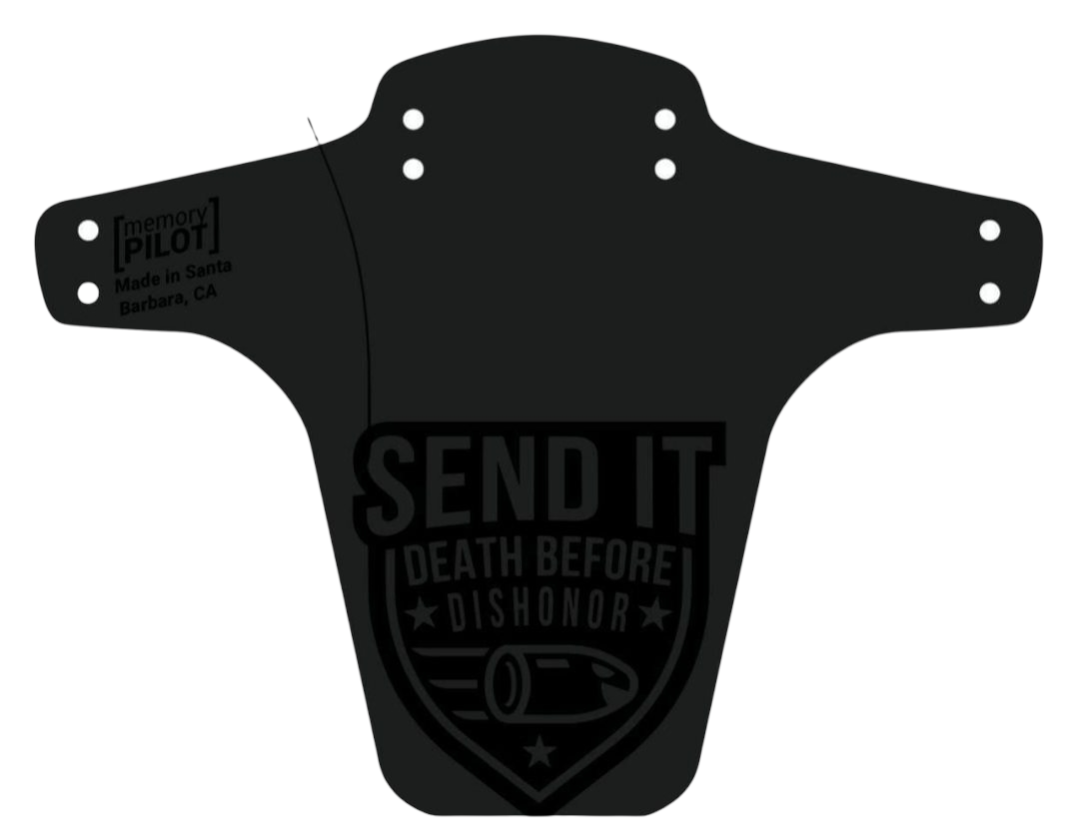 Send it front fender Vader black