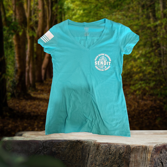 Women's Send It Bullet in teal