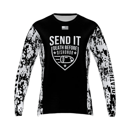 SEND IT DEATH BEFORE OG BLACK AND WHITE DIGI CAM