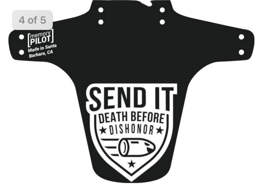 Send It Death Before Dishonor white logo