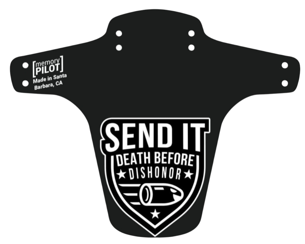 Send It Death Before Dishonor black logo