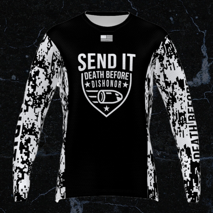 SEND IT DEATH BEFORE OG BLACK AND WHITE DIGI CAM
