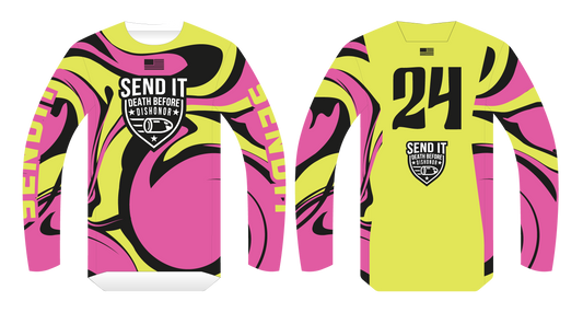 Send it Pink/Yellow Jersey
