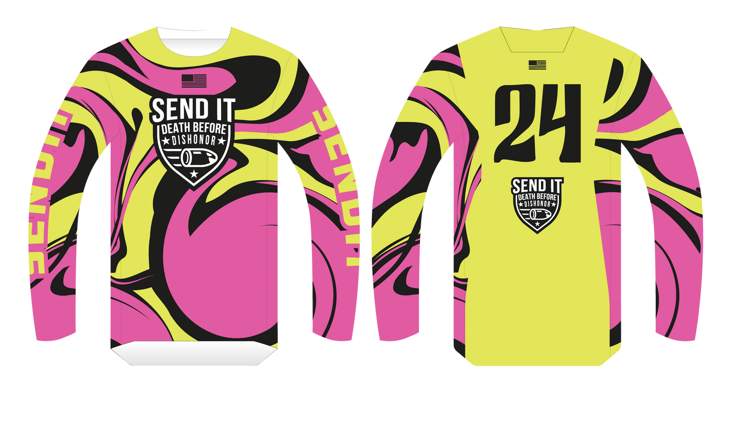 Send it Pink/Yellow Jersey
